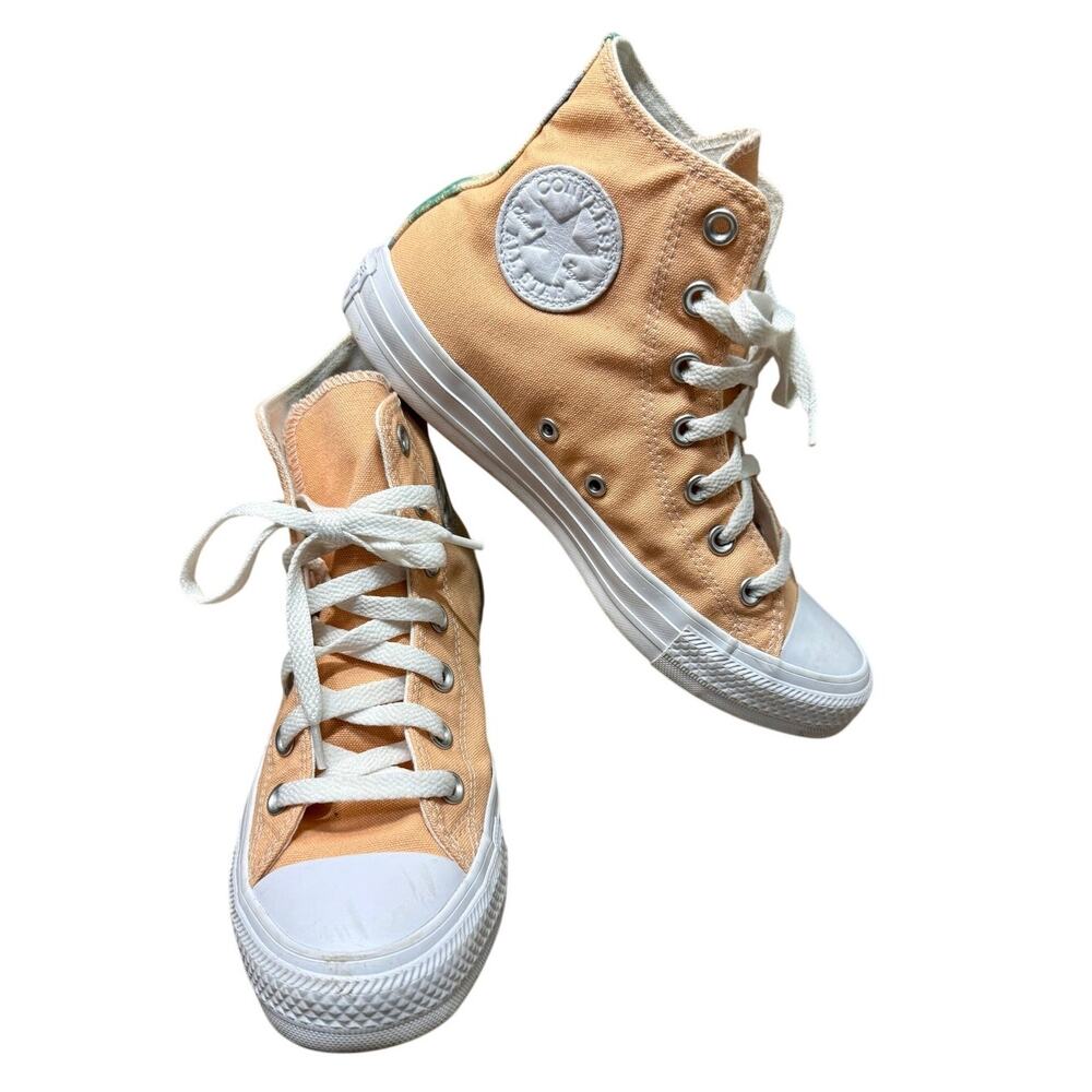 Converse Chuck Taylor All Star High Top Sneakers Peach Afternoon Sun Women’s 7.5